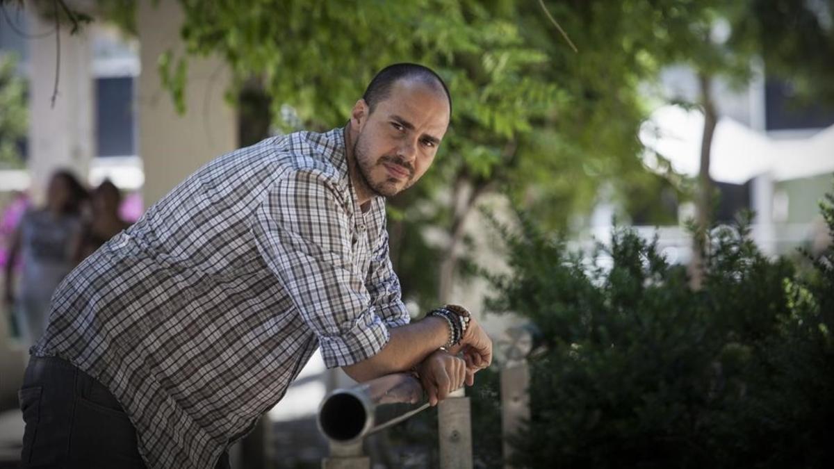 El periodista Antonio Pampliega, en Barcelona