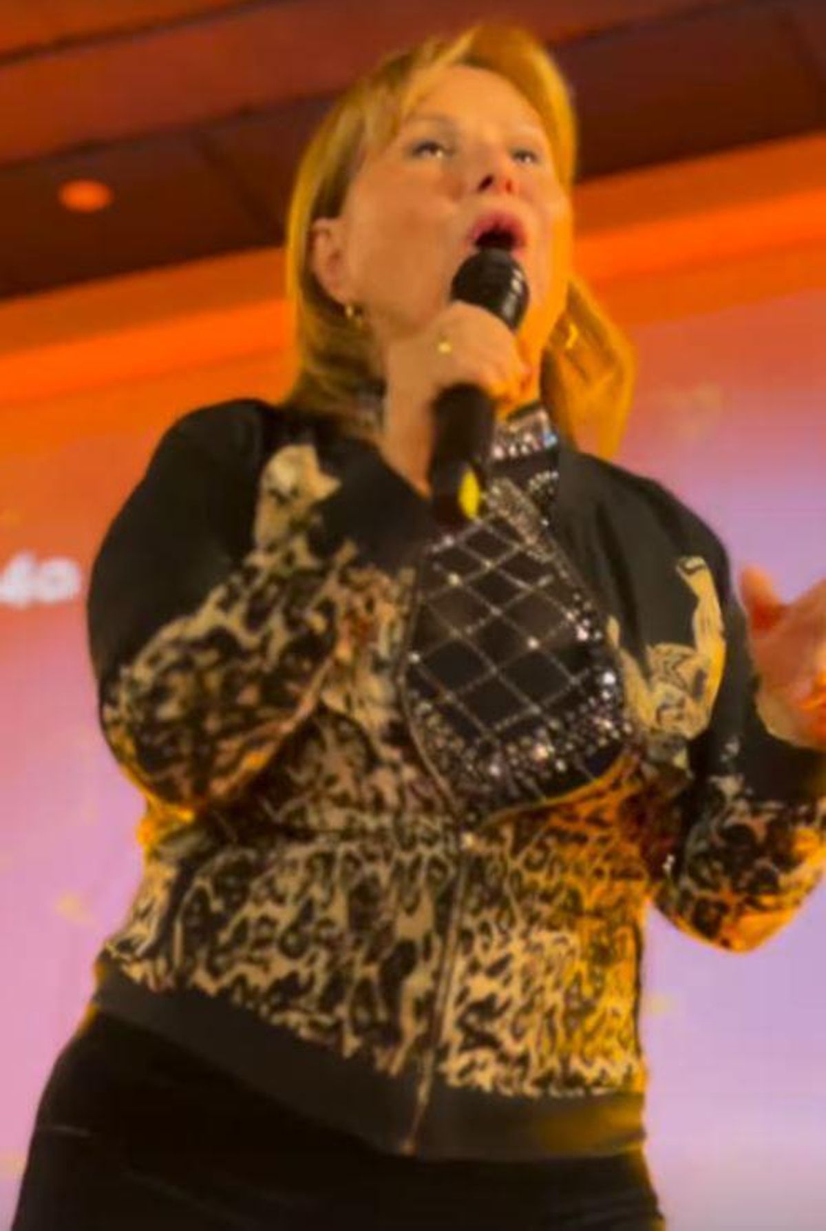 Actuació de María Jesús y su acordeón.