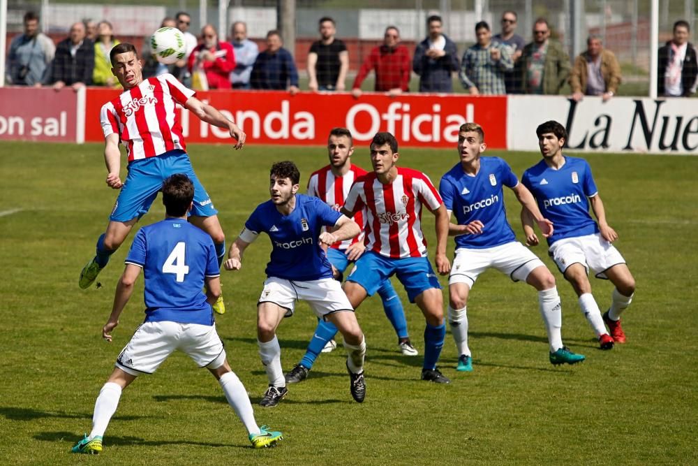 Oviedo B - Sporting B, en imágenes