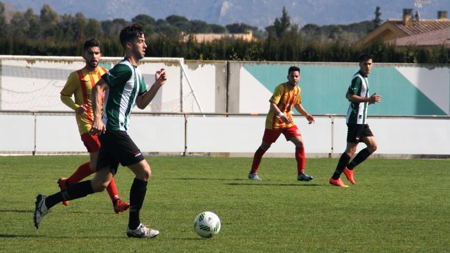 Carbó, en el partit Peralada-Sant Andreu del curs passat