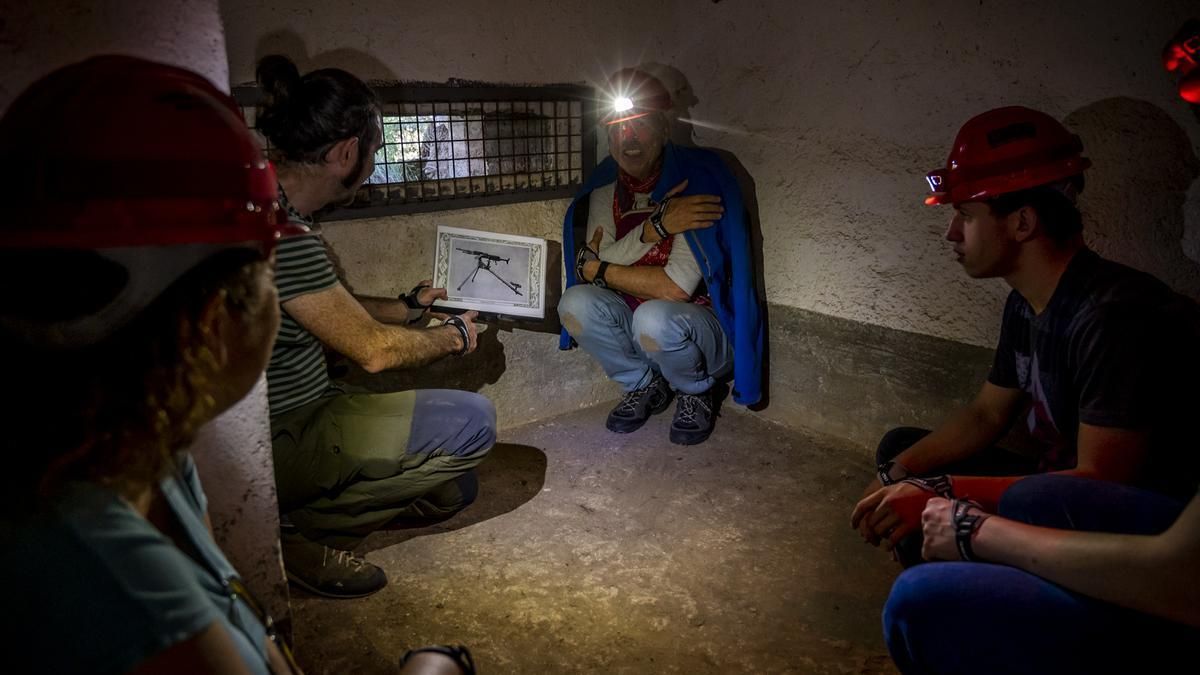 L'interior d'un dels búnquers de la Jonquera. | FALGUÉS FOTOGRAFIA