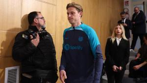 Las mejores imágenes de la Rueda de prensa de Frenkie de Jong y Xavi Hernández en Nápoles