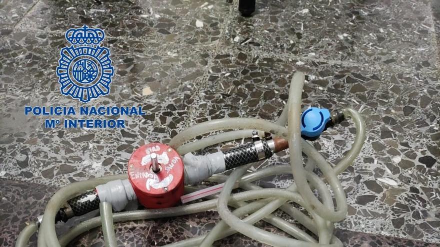 Detenido por robar gasolina de tres vehículos en Palma