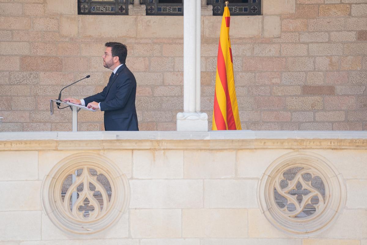 El president de la Generalitat, Pere Aragonès.