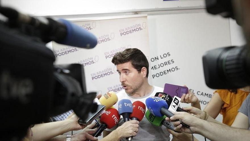 Escartín tras su destitución en Podemos: «Fue como sacarme una mochila de 200 kilos»
