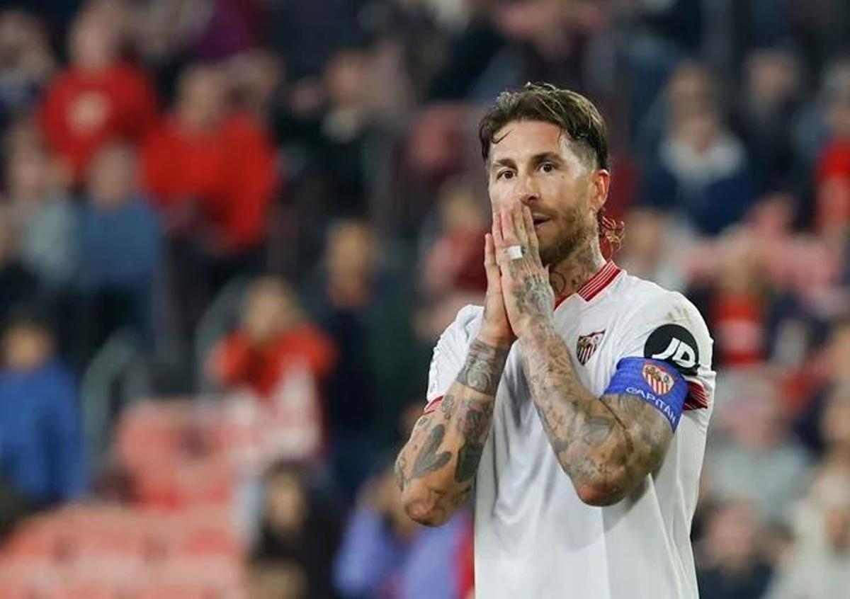 Sergio Ramos con el Sevilla FC