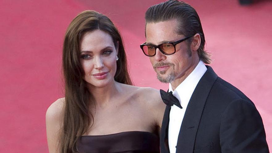 Angelina Jolie y Brad Pitt.