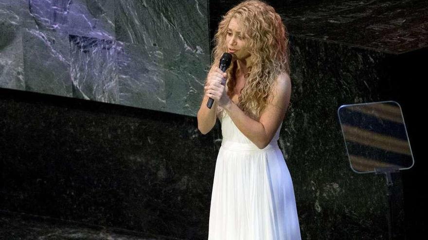 La cantante Shakira.