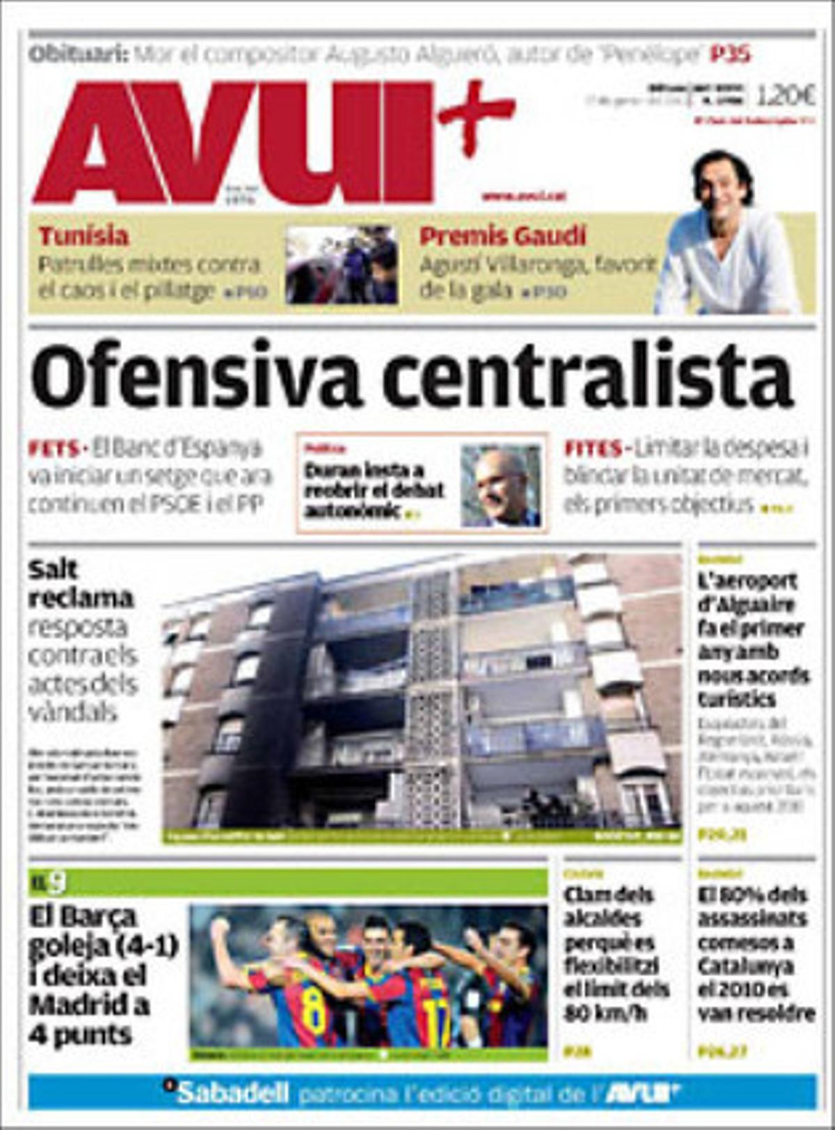 ’Avui’ analitza a les pàgines interiors les perspectives electorals dels municipis de l’Alt Empordà, i destaca també que les cambres de comerç descarten fusions però mancomunaran serveis.