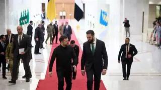 Zelenski aborda en Damasco con el presidente sirio vías de seguridad y cooperación militar