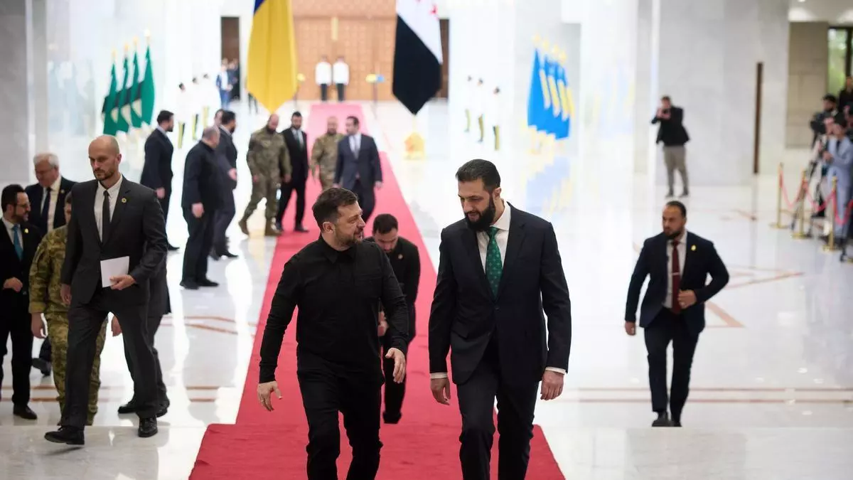 Zelenski aborda en Damasco con el presidente sirio vías de seguridad y cooperación militar