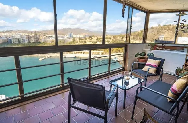 Galería de imágenes del impresionante ático que Marisol tiene en pleno Málaga y que vende por 1,5 millones de euros