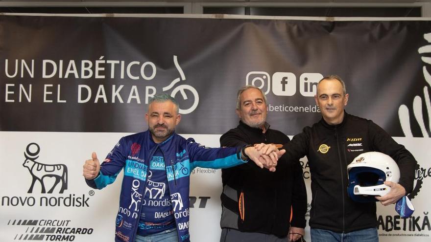 Daniel Albero presenta su equipo para el Dakar