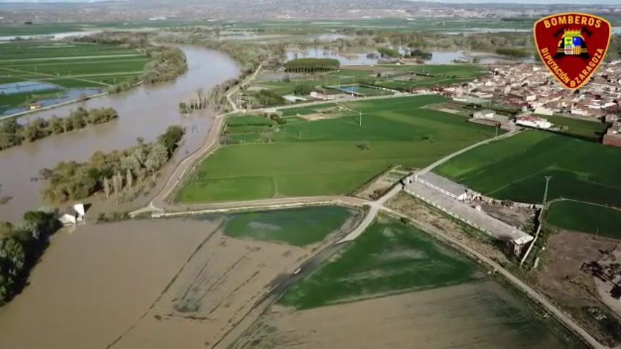 Impresionantes imágenes de la crecida del rio