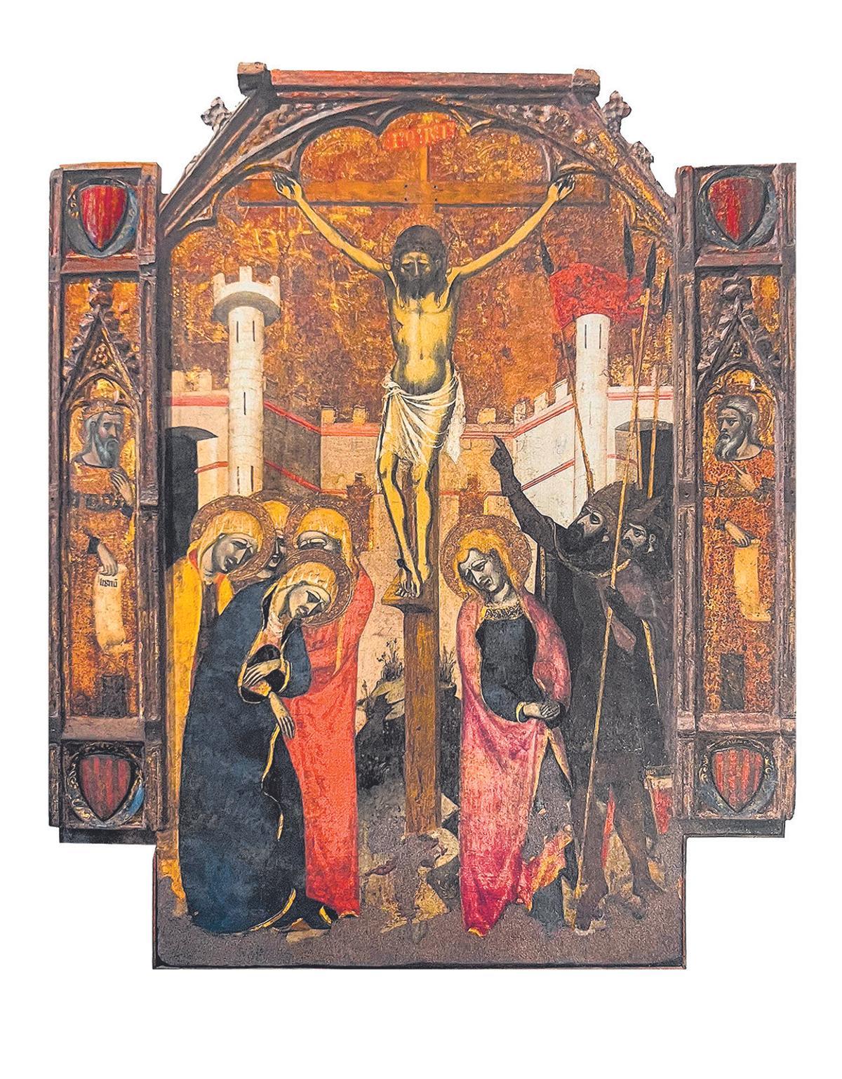 Crucifixión, h. 1343-58.