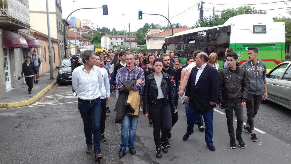 Emotivo homenaje al joven asesinado en Chapela