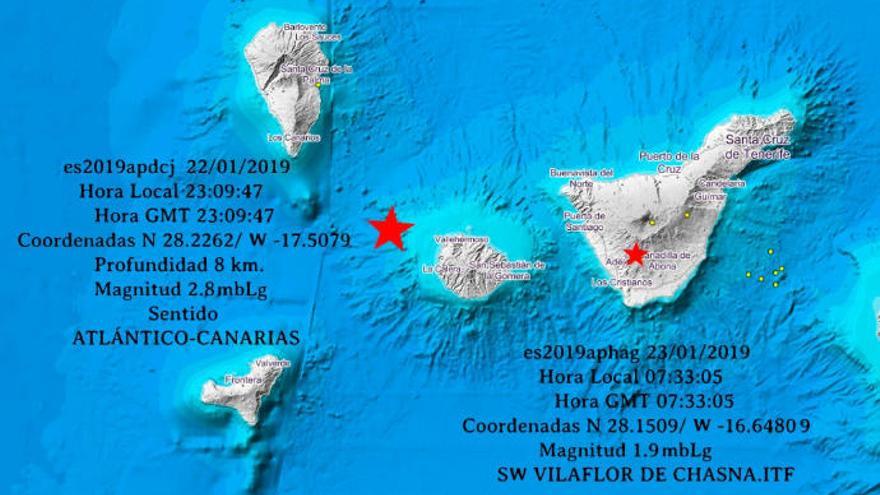 Nuevos seísmos en Canarias