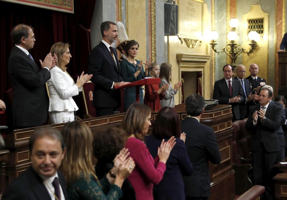 Leonor y Sofía, protagonistas en el Congreso