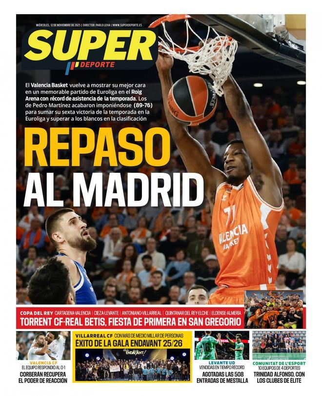 Estas son las portadas de la prensa deportiva de hoy