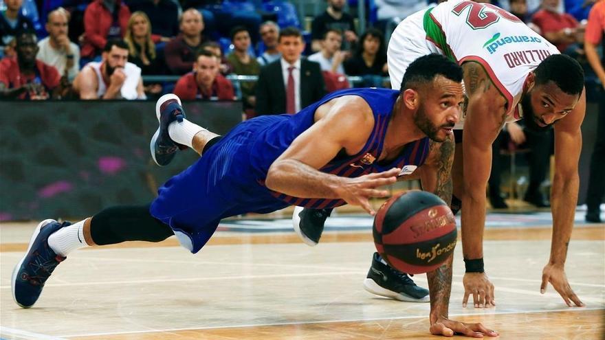 El Baskonia asalta el Palau en la peor semana del Barça