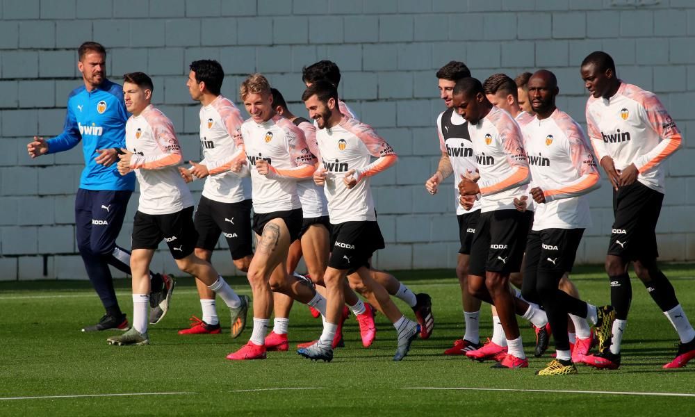 Entrenamiento del Valencia