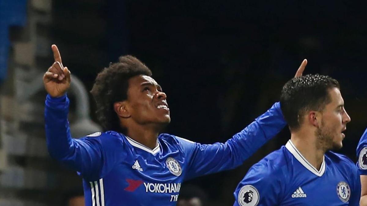 Willian dedica sus goles a su madre fallecida