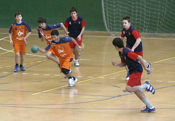 BALONMANO: Maristas-Casablanca (alevín masculino) / Maristas-Balonmano Aragón (infantil) / Maristas-Aragón Santa Isabel (benjamín mixto)