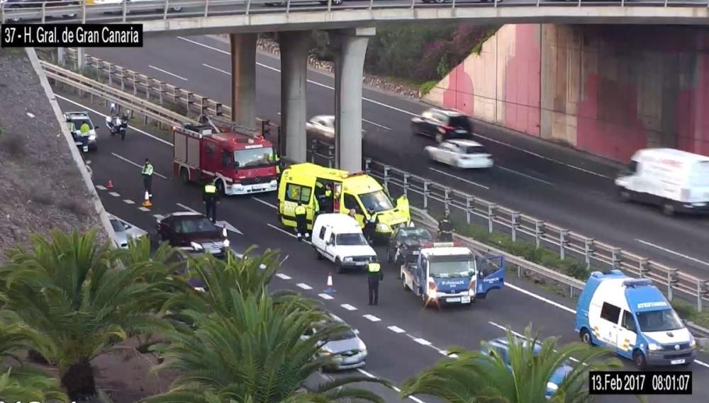 Accidente de tráfico en Las Palmas de Gran Canaria