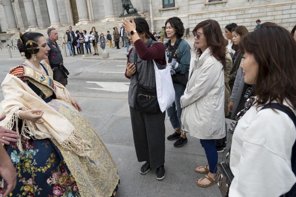 Las Falleras Mayores de Gandia, en Madrid