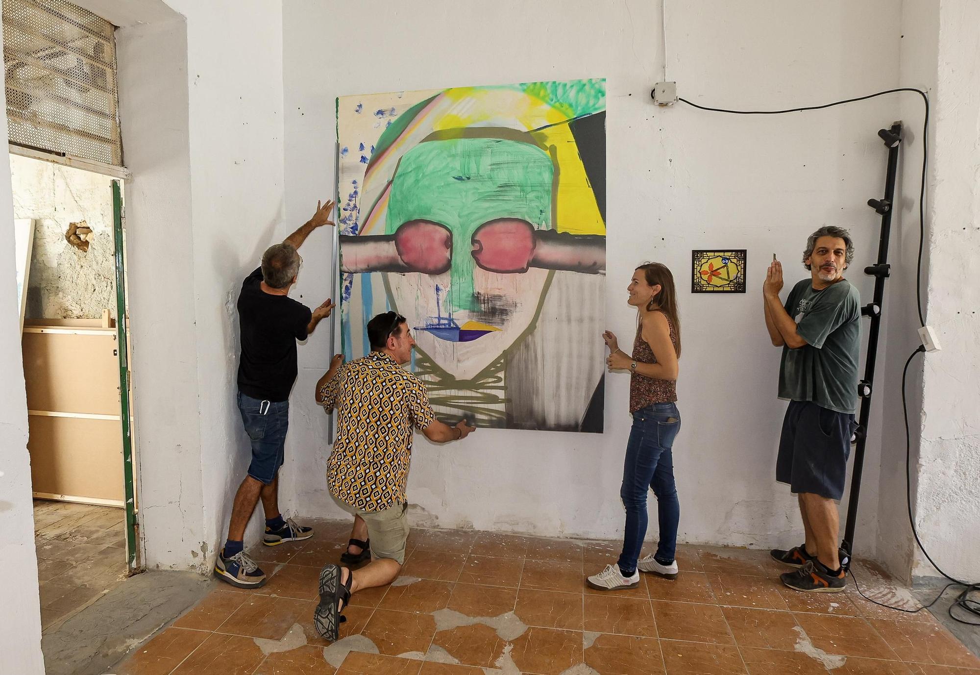 Siete artistas muestran sus obras del 22 al 24 de septiembre en el estudio del pintor alicantino David Delgado