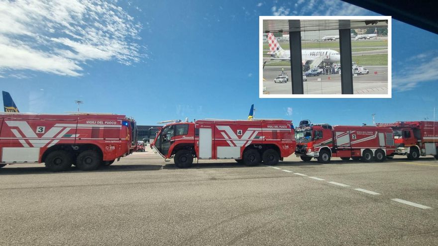 El relato de los viajeros del avión que succionó a un hombre en Milán, ya aterrizados en Asturias: &quot;Vino corriendo, pasó por debajo y sentimos una vibración muy fuerte&quot;