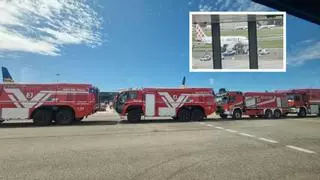 El relato de los viajeros del avión que succionó a un hombre en Milán, ya aterrizados en Asturias: "Vino corriendo, pasó por debajo y sentimos una vibración muy fuerte"