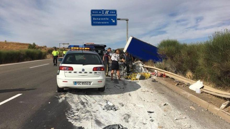 Lugar del accidente donde han muerto dos operarios