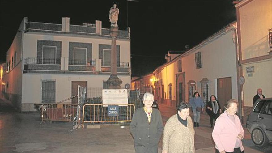 Iluminación interactiva en el triunfo de San Rafael