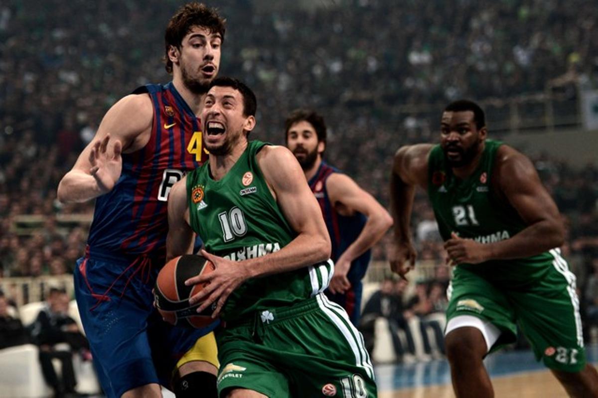 Panathinaikos, 60 - Barça Regal, 70 Panathinaikos, 60 - Barça Regal, 70