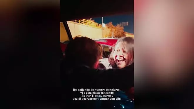 La sorpresa de Juanes a una fan que iba cantando una canción suya en el coche