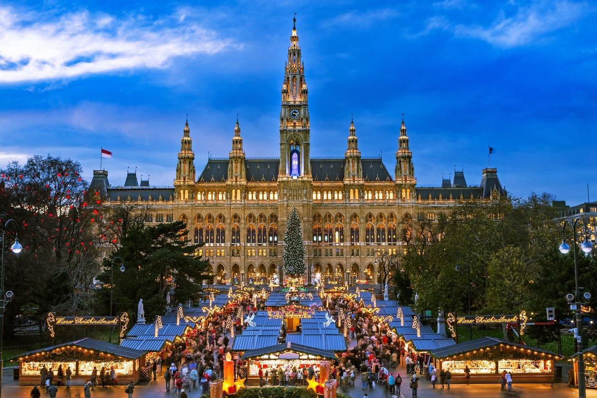 Mercado de navidad en Viena