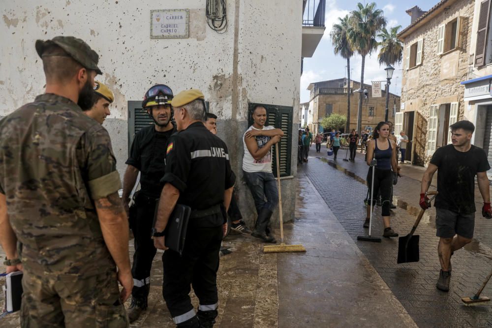 Una riada de solidaridad inunda Sant Llorenç