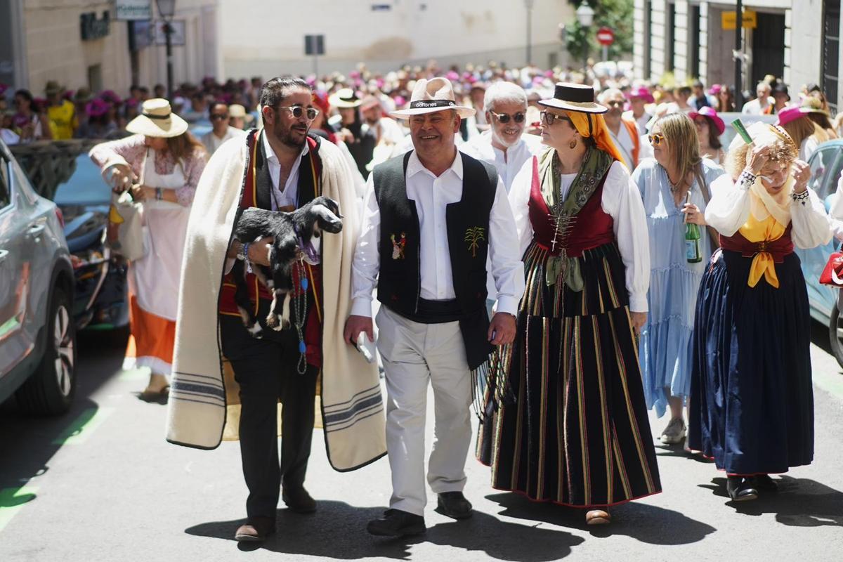 Romería canaria en Madrid