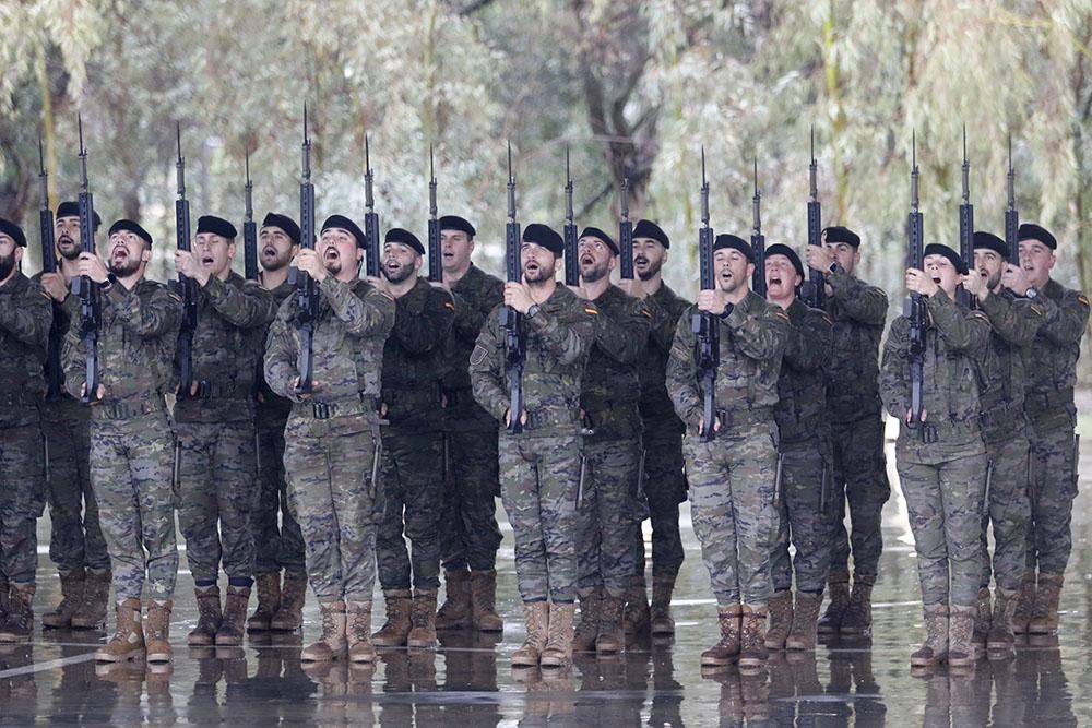 La Brigada despide a los soldados que viajarán a Letonia