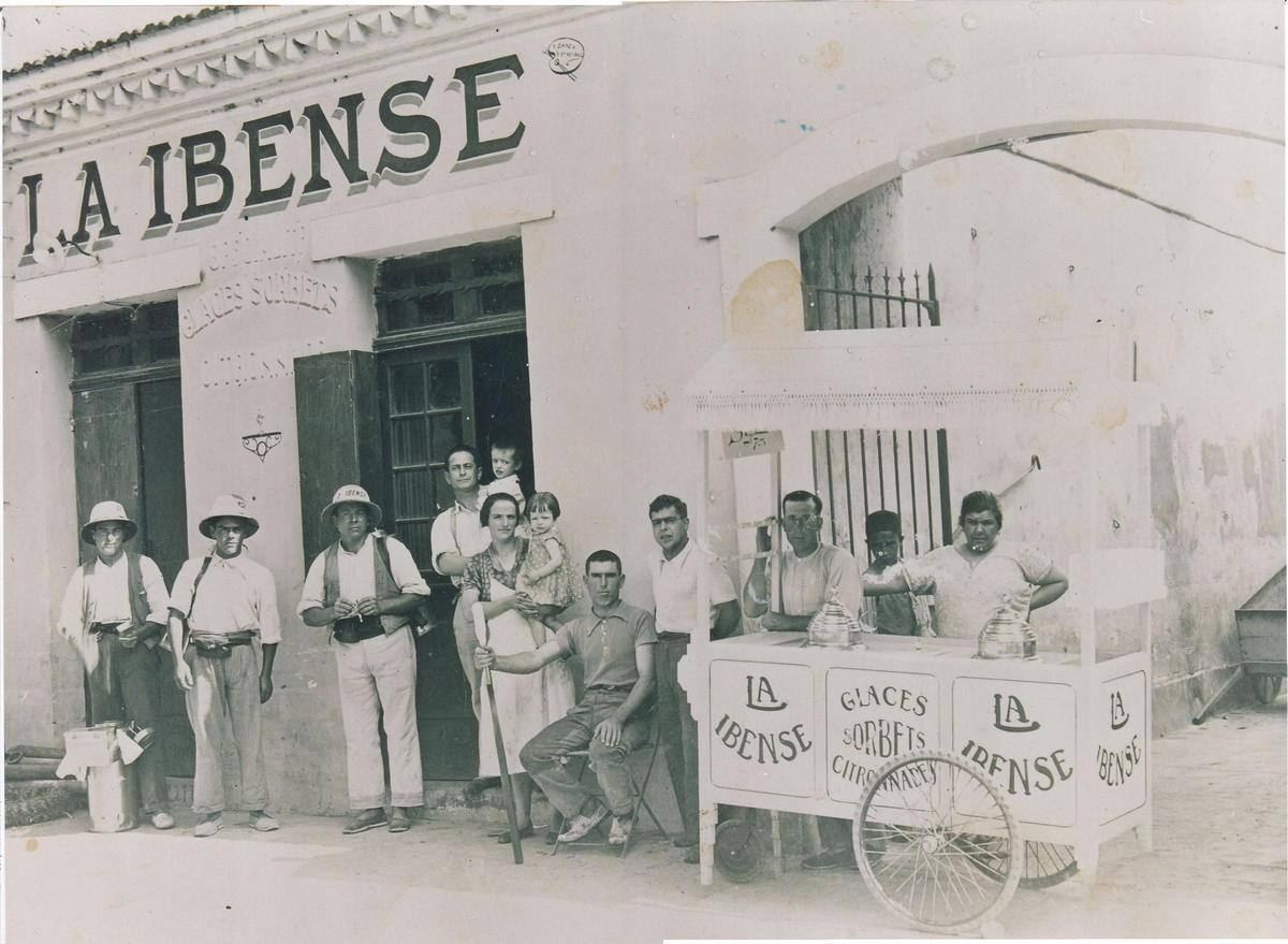 Heladería abierta en Argelía por emigrantes alicantinos en la primera mitad del siglo pasado.