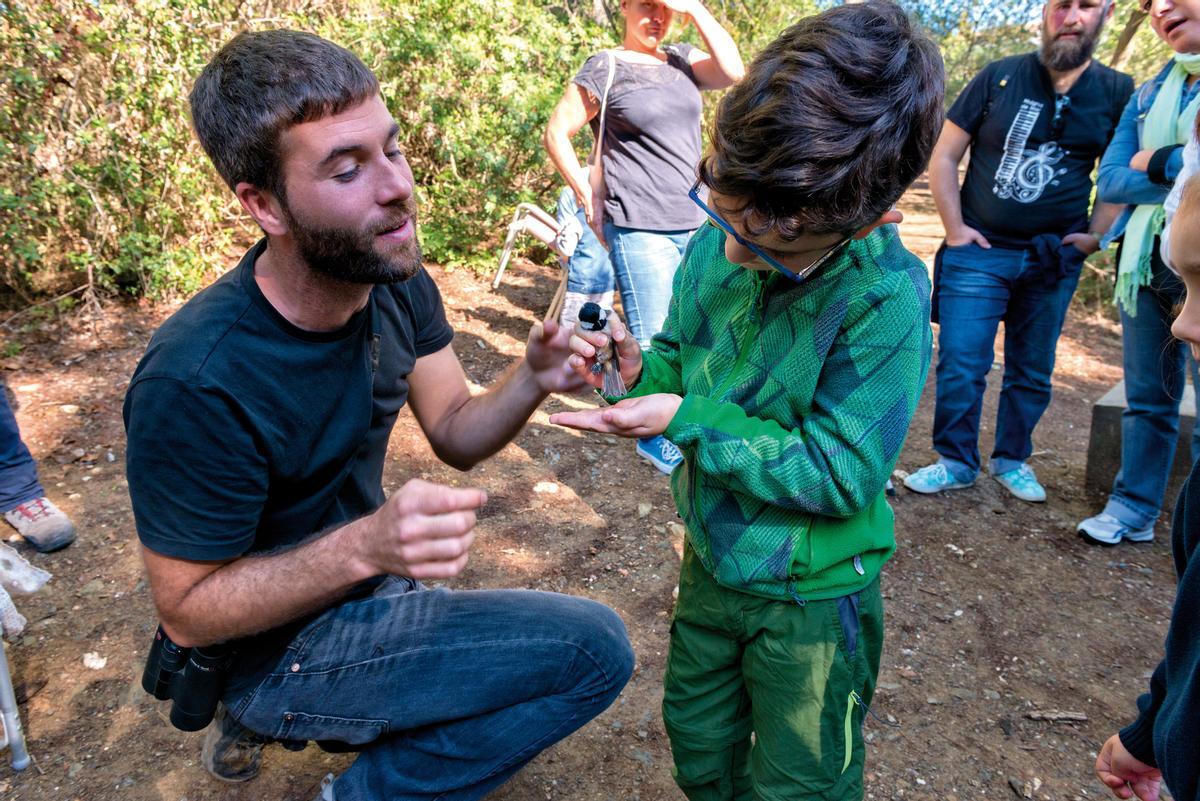 Una de las muchas actividdades con pájaros que tendrán lugar a lo largo del ciclo.