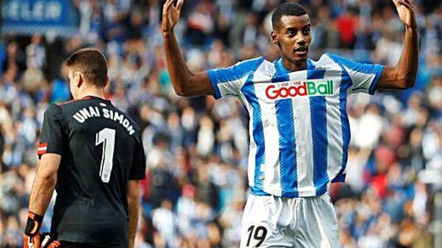 Celebració d&#039;Alexander Isak