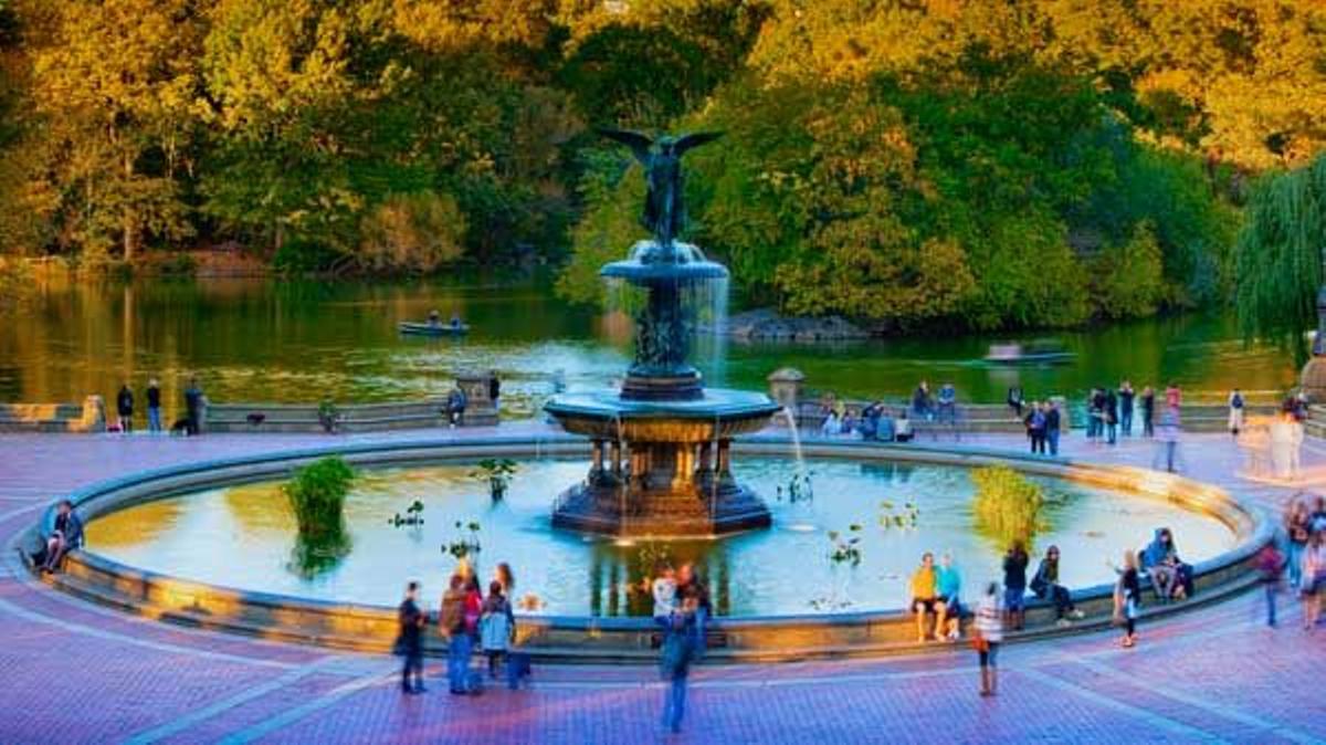 Fuente Bethesda de Central Park, en Nueva York.