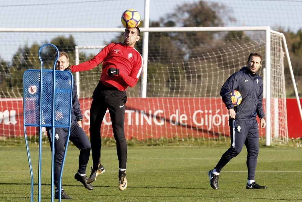 Entrenamiento del Sporting