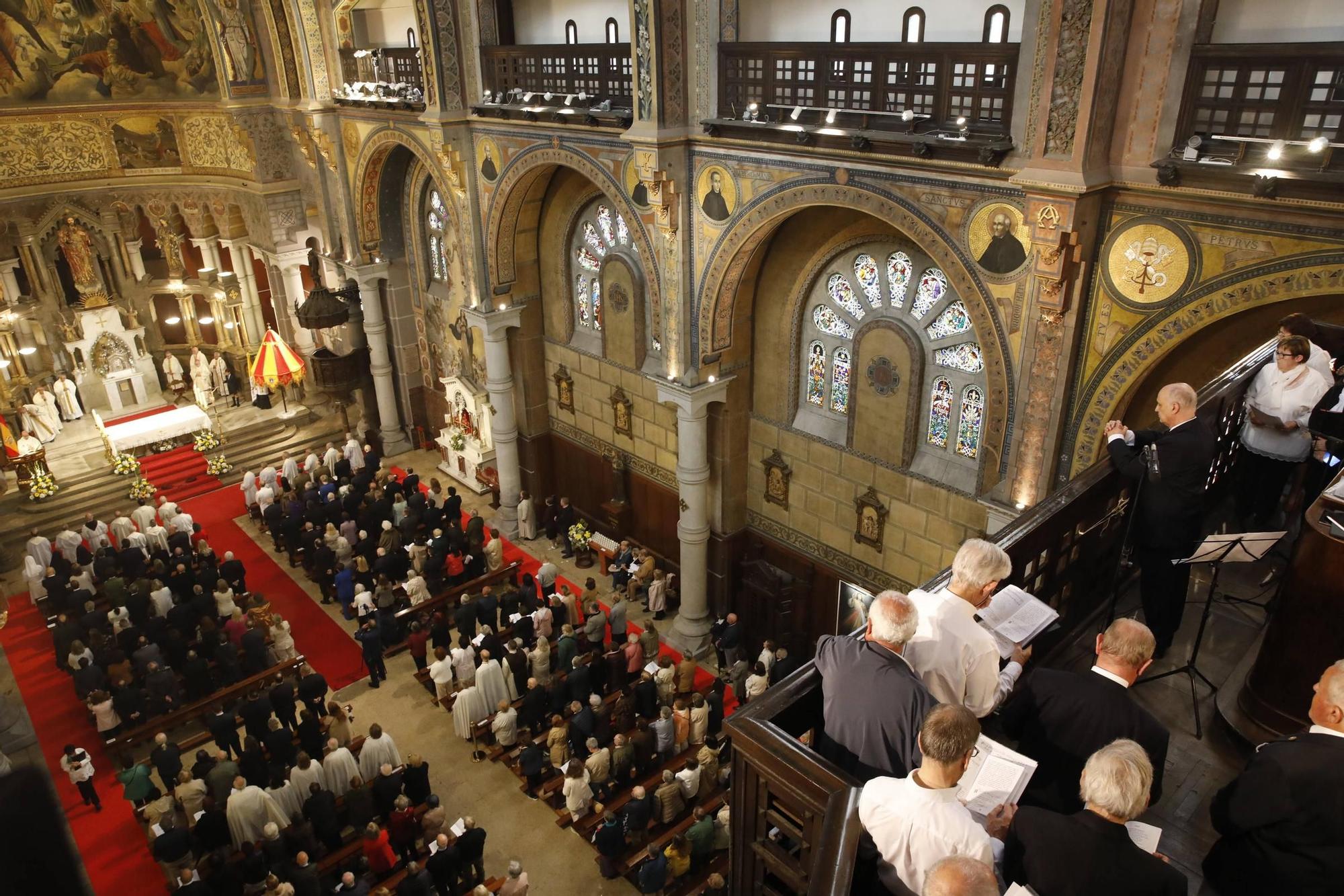 Así fue la celebración del centenario de la Basílica del Sagrado Corazón de Gijón (en imágenes)