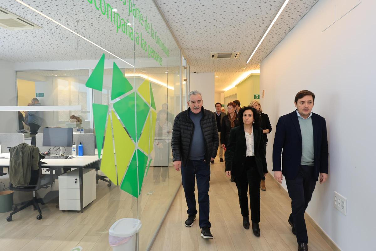 Primer acto de la nueva consellera Albalat en Castelló en el Día del Voluntariado