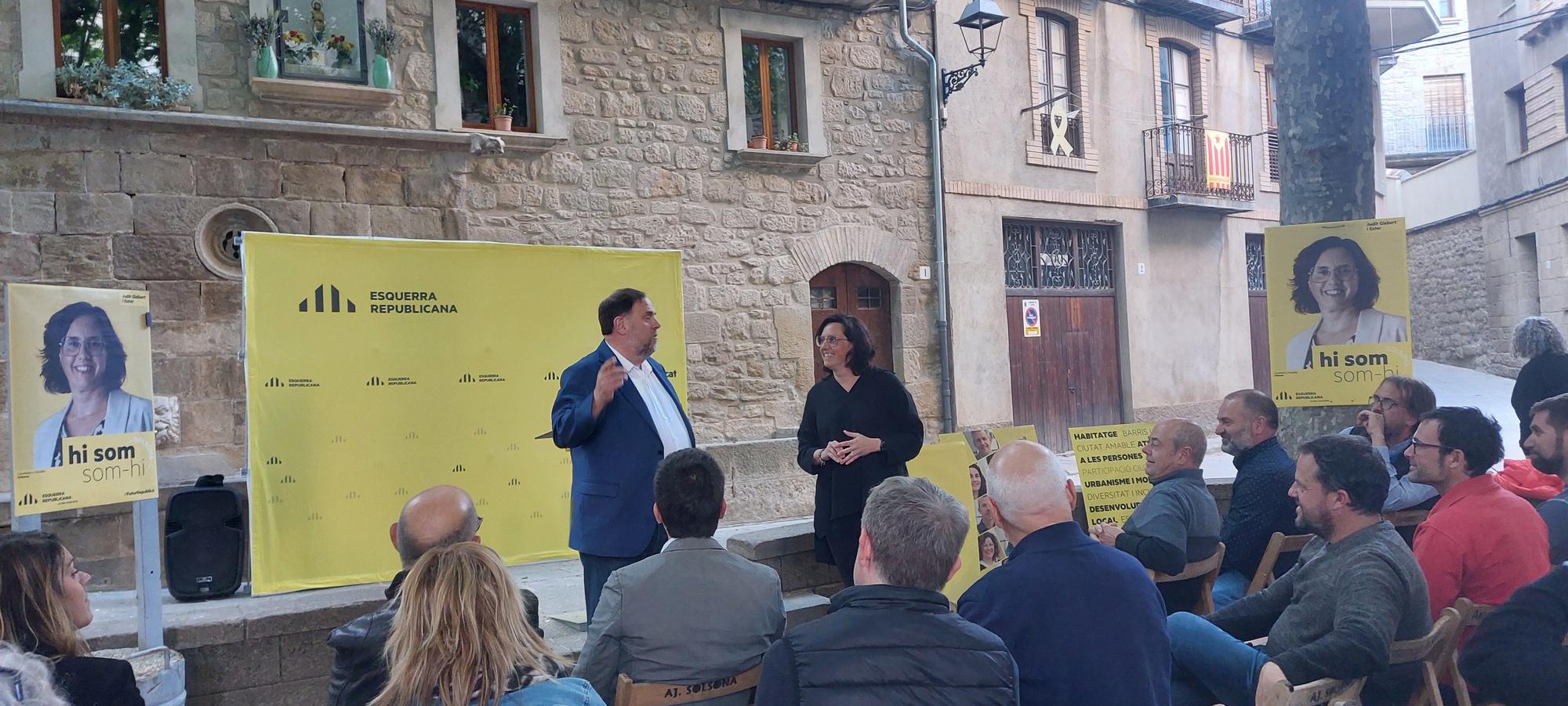 Junqueras apadrina els candidats d'ERC al Solsonès