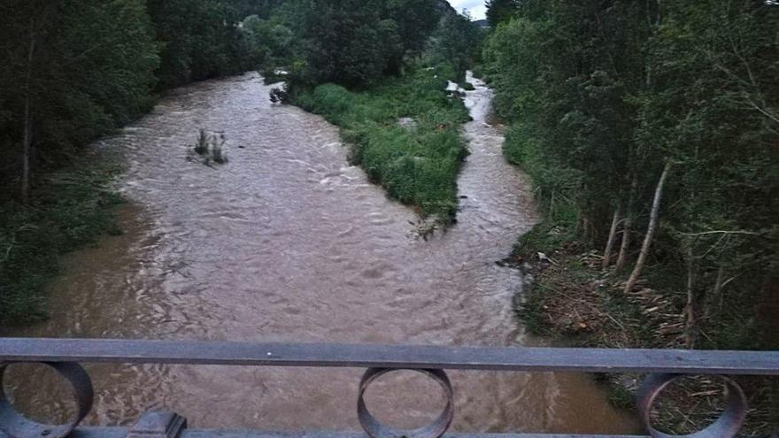 El Llobregat al seu pas per Sant Vicenç