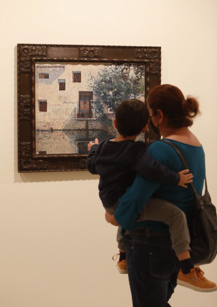 "Tándem" modernista en Sagunt. Genaro Palau y Santiago Ruisiñol, en la Sala Glorieta de Sagunt.